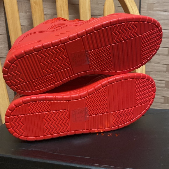 Azalea Wang 8 NWB RED 2” platform sneakers - Picture 4 of 6